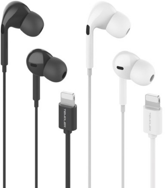 템플러 8핀 이어폰 아이폰, 템플러 8핀 이어폰 블랙