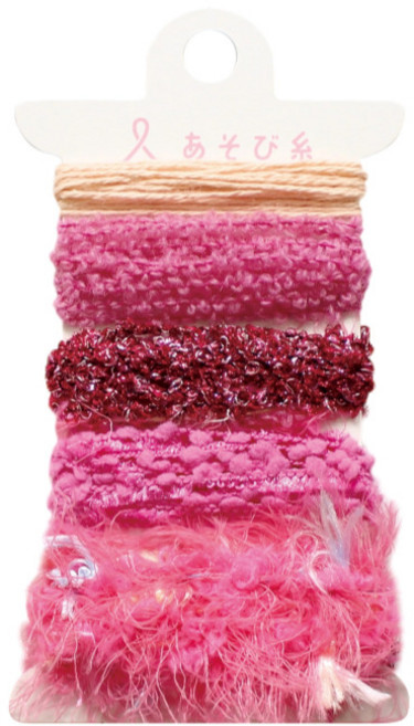 미니 손뜨개 DIY 키트 직조기 니팅머신 태교 취미 뜨개질 베틀 공예, 손뜨개 실(핑크), 1개