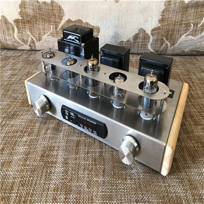 6n2 6p1 푸쉬풀 앰프 자작 킷트 diy 진공관 스테인레스 연결 스피커 증폭기 조립, 5. 6P1 블루투스 코드 보드 탑재