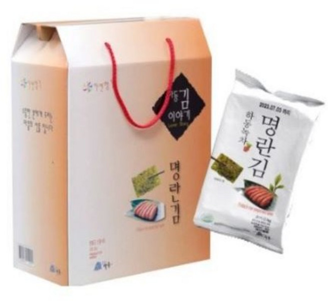 하동 녹차 명란김 24봉 선물세트 [품절대란], 8세트, 6g x 24봉