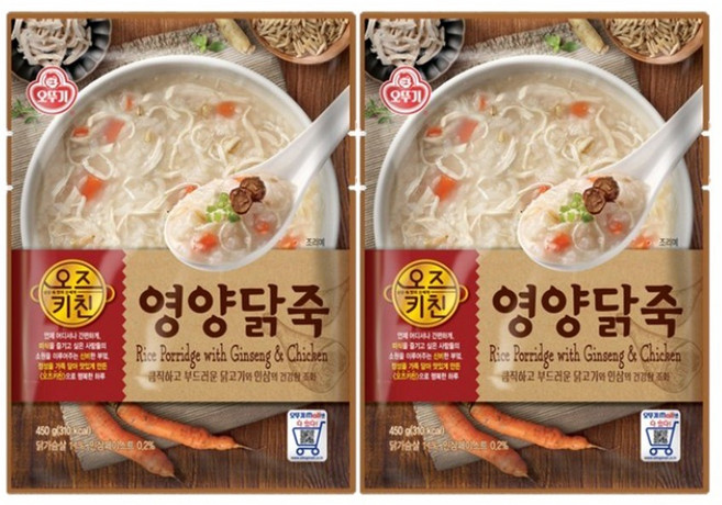 오즈키친 영양닭죽, 450g, 2개