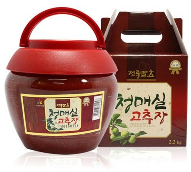 진조미 청매실 고추장, 2개, 2.2kg