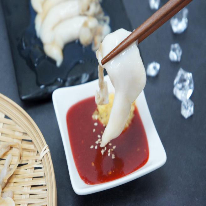 오케이수산 여수 노랑 초코 새조개 샤브샤브용 급냉 완벽손질, 1개, 초코새조개 200g