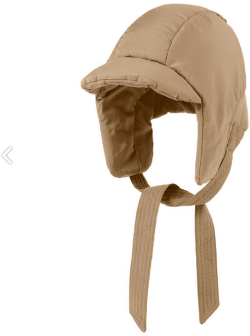 에쉬울프 패딩 골프 방한 모자 트루퍼햇 남녀공용, 브라운, 1개