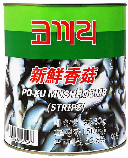 코끼리 표고버섯채 통조림, 1개, 2.84kg