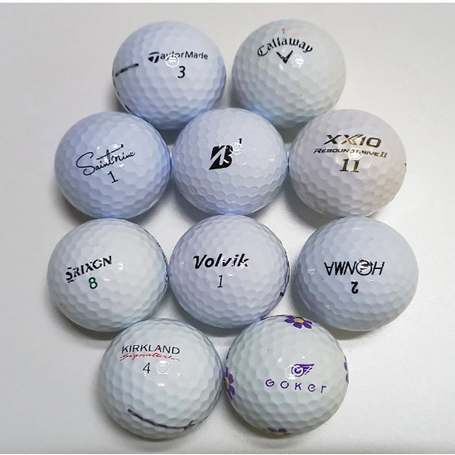 유명브랜드 로스트볼 화이트 A급 로스트볼 20EA, 1개, 20개입, 화이트A급