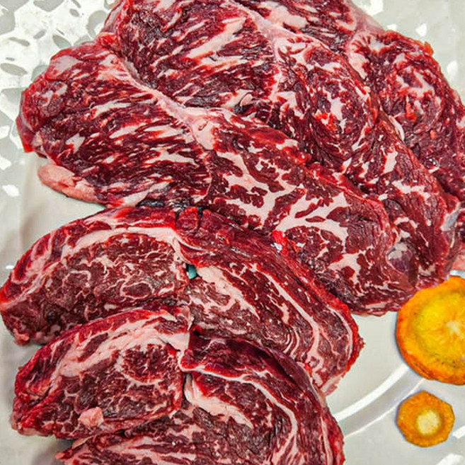 1등급 육우 소고기 특수부위 채끝 새우살 400g, 1개