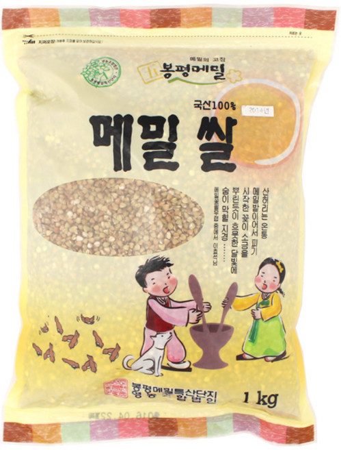 산지직송 봉평 메밀 메밀쌀 1Kg 2025년 햇메밀, 1개
