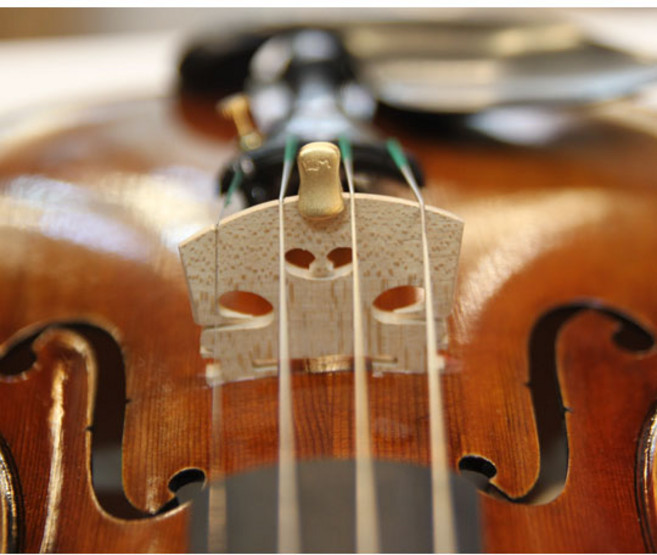 W 바이올린 비올라연주용 집게형 약음기, 바이올린 무광, 1개