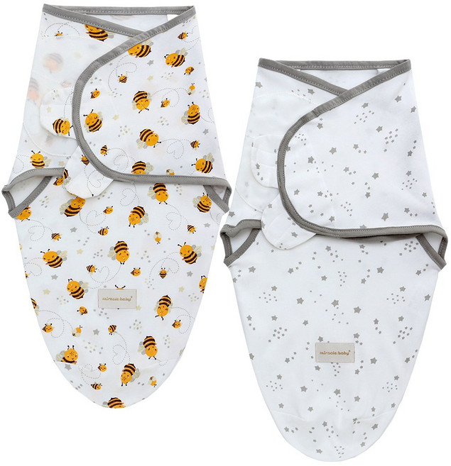 미라클 베이비 신생아 순면 속싸개 2개입 세트