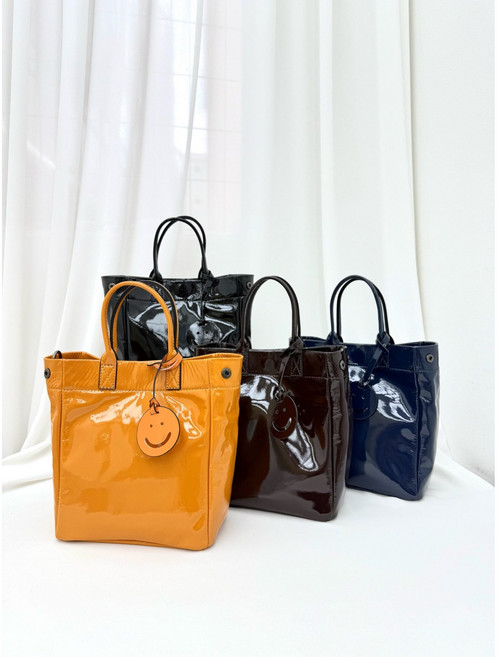 양가죽 데일리백 초경량 가벼운 에나멜 토트 크로스백 (4color)