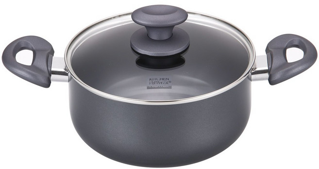 키친플라워 쿠킨 IH인덕션 칼라냄비 양수, 20cm, 혼합색상, 1개