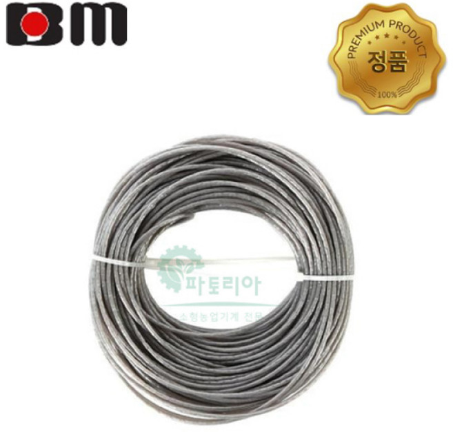 북성공업 BM 충전예초기용 나일론줄 30M BC40F3 40S, 1개