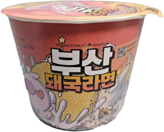부산 돼국라면 95g, 8개