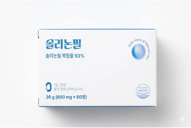 남자의 자신감을 돕기 위한 솔리논필 사은품 자체제작 알약캡슐통 증정!!, 1박스, 60정 - 쿠팡