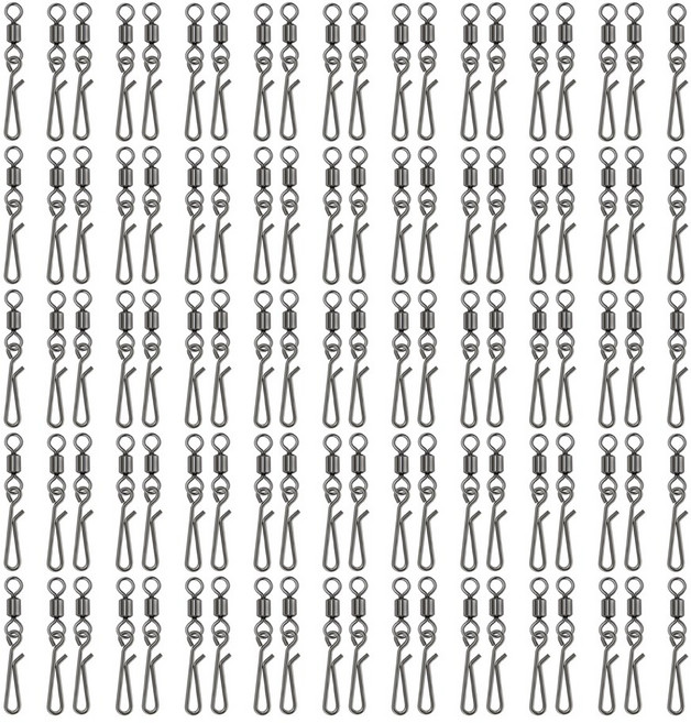 (행운을파는낚시) 원터치 퀵 스냅도래 루어 채비교체 핀도래, 100개입, 1개