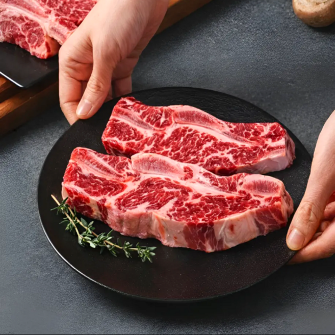 삼형제고기 미국산 초이스등급 LA갈비 꽃갈비, 2개, 2kg