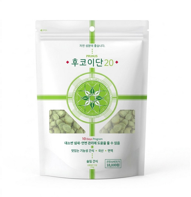 라메르 후코이단 20 플러스 강아지 변 냄새 연변 저하 도움 면역 강화 반려견 간식, 1개, 270g