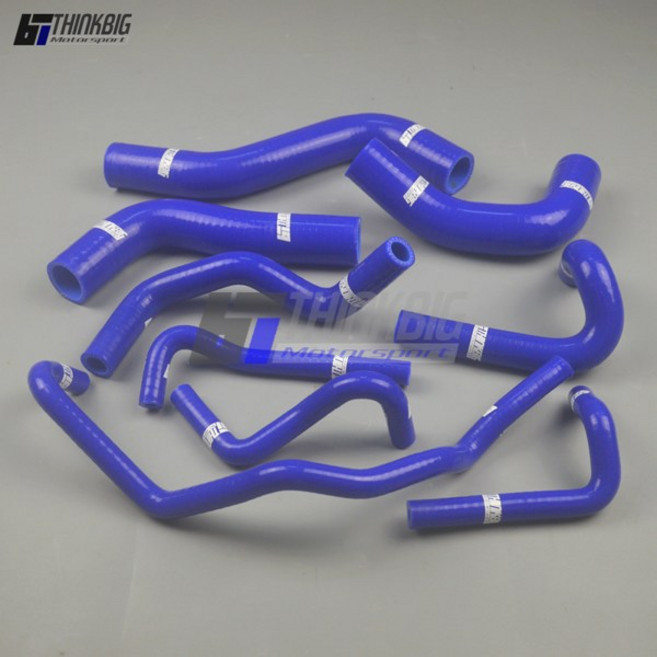 LED전구 실리콘 라디에이터 호스 키트 1989-1998 마쓰다 MX-5 로드스터 미아타 NA 1.6L B6-ZE RS 9피스, [02] 파란색