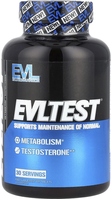 EVLution Nutrition EVLTEST® 120정, EVLutionNutritionEVLTEST120정, 1개 - 쿠팡