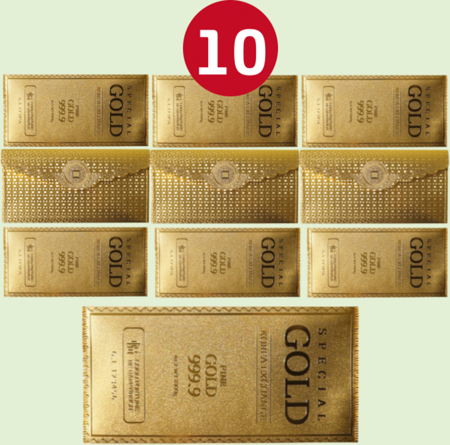 굿라이프 용돈봉투 골드바 돈봉투