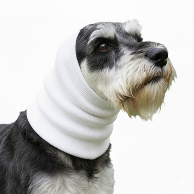 디마펫 코지이어 반려동물 강아지 고양이 진정밴드, 1개, 화이트