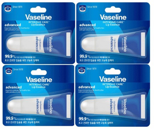 바세린 립에센스, 어드밴스드, 10ml, 4개