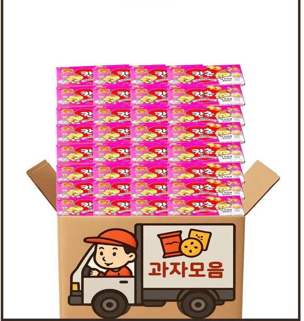 롯데 칸쵸 오리지널 54g x 32봉 (1박스) 대용량 아이들 어린이집 단체간식 과자