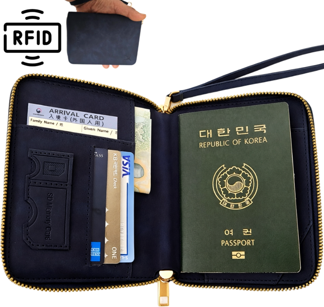 트루행센 RFID 해킹방지 여권 케이스