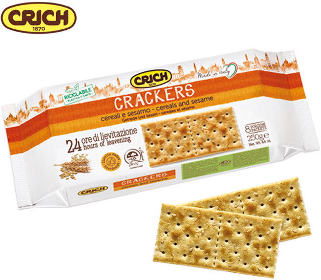 크릭 곡물 참깨 크래커, 2개, 250g