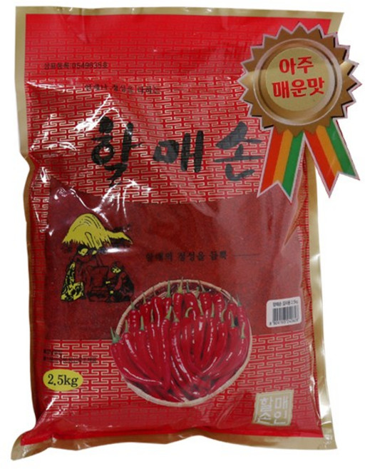 할매손 아주매운맛 김치용고추가루2.5kg 2개, 2.5kg