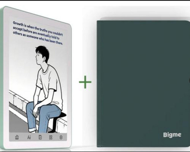 이북리더기 전자책 빅미 6인치 B6 컬러 전자잉크 리더 300PPI 4GB64GB 안드로이드14 구글 플레이 시스템 탑재 태블릿, 3)green