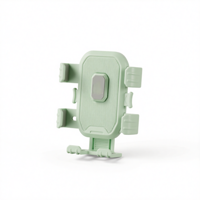 ACRUNU 電動摩托車導航支架 - 適用4.7-7.1吋手機, 青釉綠 - 鏡座款, 適用4.7 - 7.1英寸手機