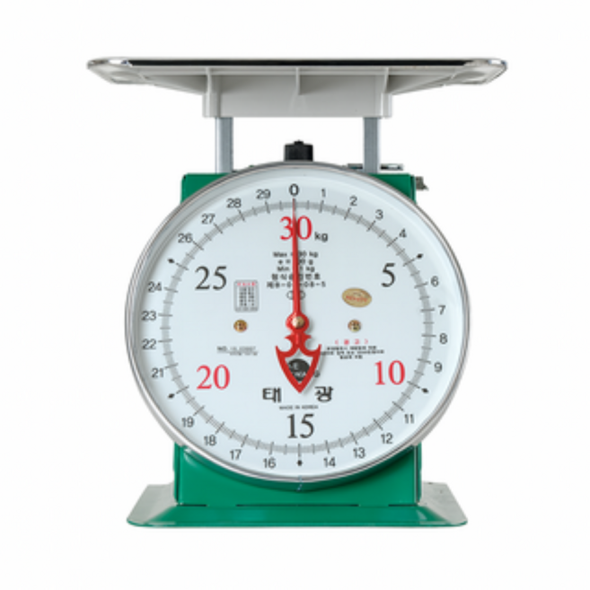 태광 접시지시저울, 30kg, 혼합색상, ST-A30