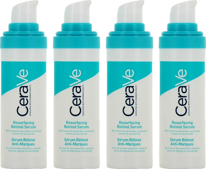 세라비 리서페이싱 레티놀 세럼, 4개, 30ml - 쿠팡