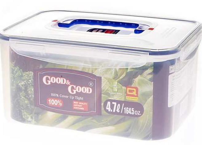 월드굿앤굿 핸드형직밀폐 4.7L, 1개