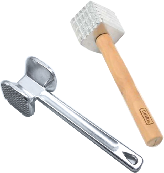 알루미늄 고기망치 연육기 다지기망치 스테이크망치 돈까스망치 고기다지기 다지기용 해머, 옵션01 - 알루미늄 고기망치, 1개