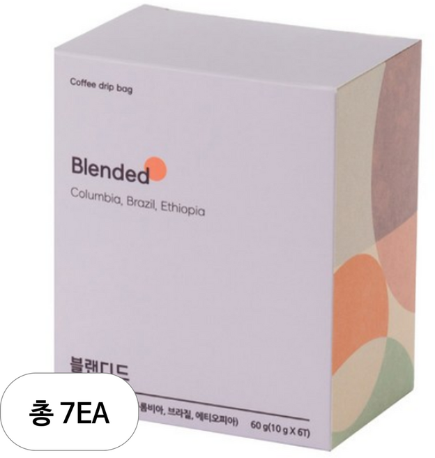 담터 블랜디드 드립백 커피, 10g, 6개입, 7개