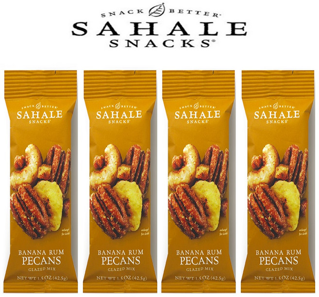 피칸 캐슈넛 바나나칩 시즈닝 믹스넛 바나나피칸 /프리미엄 영양간식 스낵 믹스너트, 42.5g, 4개