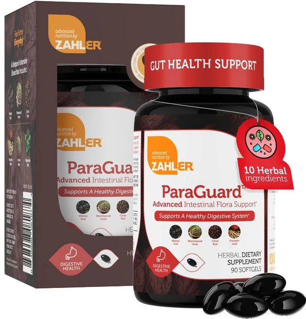 Zahler ParaGuard 장 건강 보조제 쑥 마늘 정향 천연 성분 코셔 인증 리퀴드 드롭 4oz (원산지 미국), 90개 (1팩) - 쿠팡