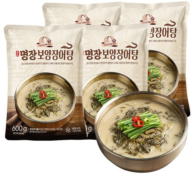 이가네식품 이재수명장 명인의 프리미엄 명장보양장어탕 600g, 4개