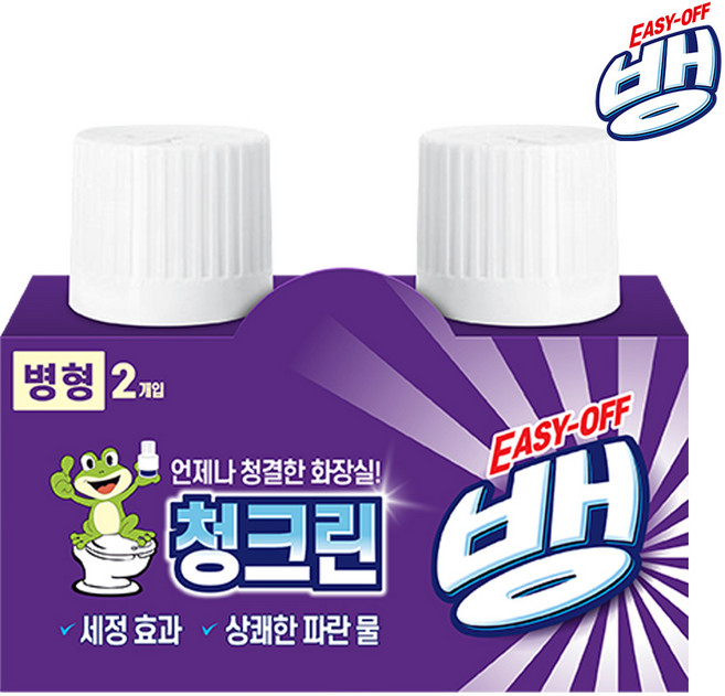 이지오프뱅 청크린 병형 변기세정제 2입 x1개, 1개