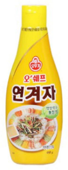 오뚜기 오쉐프 연겨자, 480g, 6개