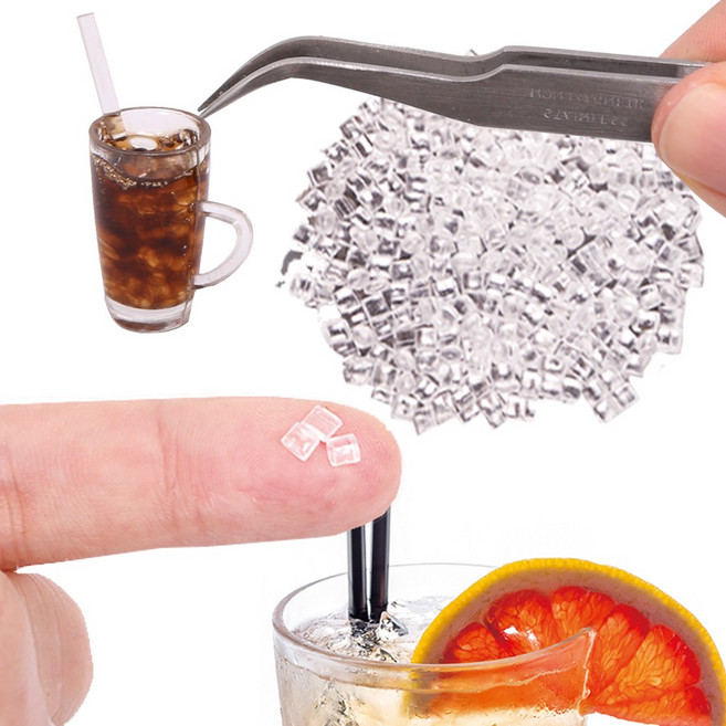 미니를사랑하는사람들 레진공예 미니어쳐 DIY 표현재 단품, 19번 네모얼음, 1개