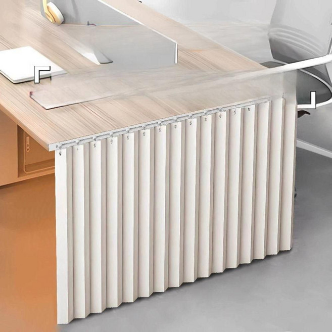 책상하부가림막 주문제작 사생활 스크린 강의실 데스크 사무실, C. 콰이어트 블루