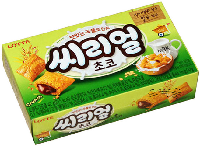 롯데웰푸드 씨리얼 초코, 42g, 2개
