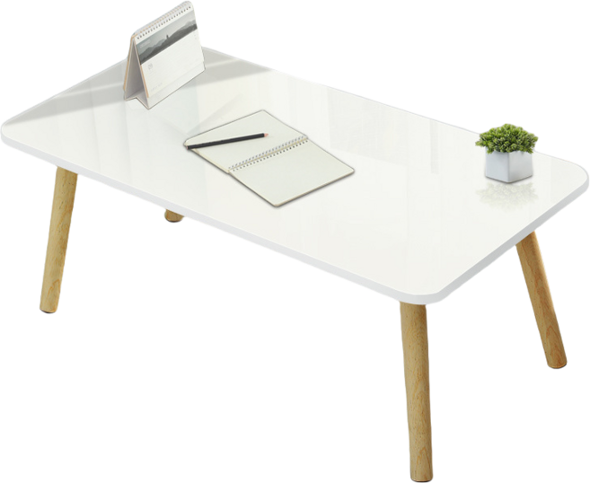 Tavoe다용도거실테이블800*400*300좌식테이블 티테이블 사이드테이블T258-009, 화이트