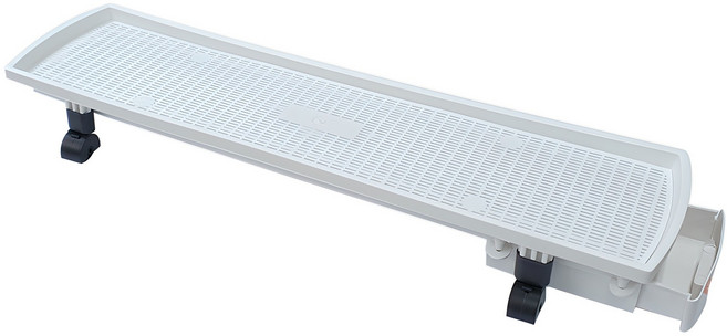 물받이서랍 화분정리대, 화이트, 1단