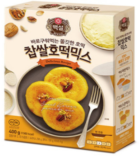 CJ 찹쌀호떡믹스 400g(묶음) 2개, 400g