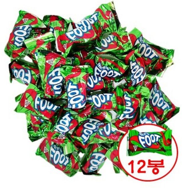 코스트코 후룻 바이더 풋젤리 21g X 12봉 / 22봉 소분판매 / 48봉 한박스 - 라이프사은품, 12개